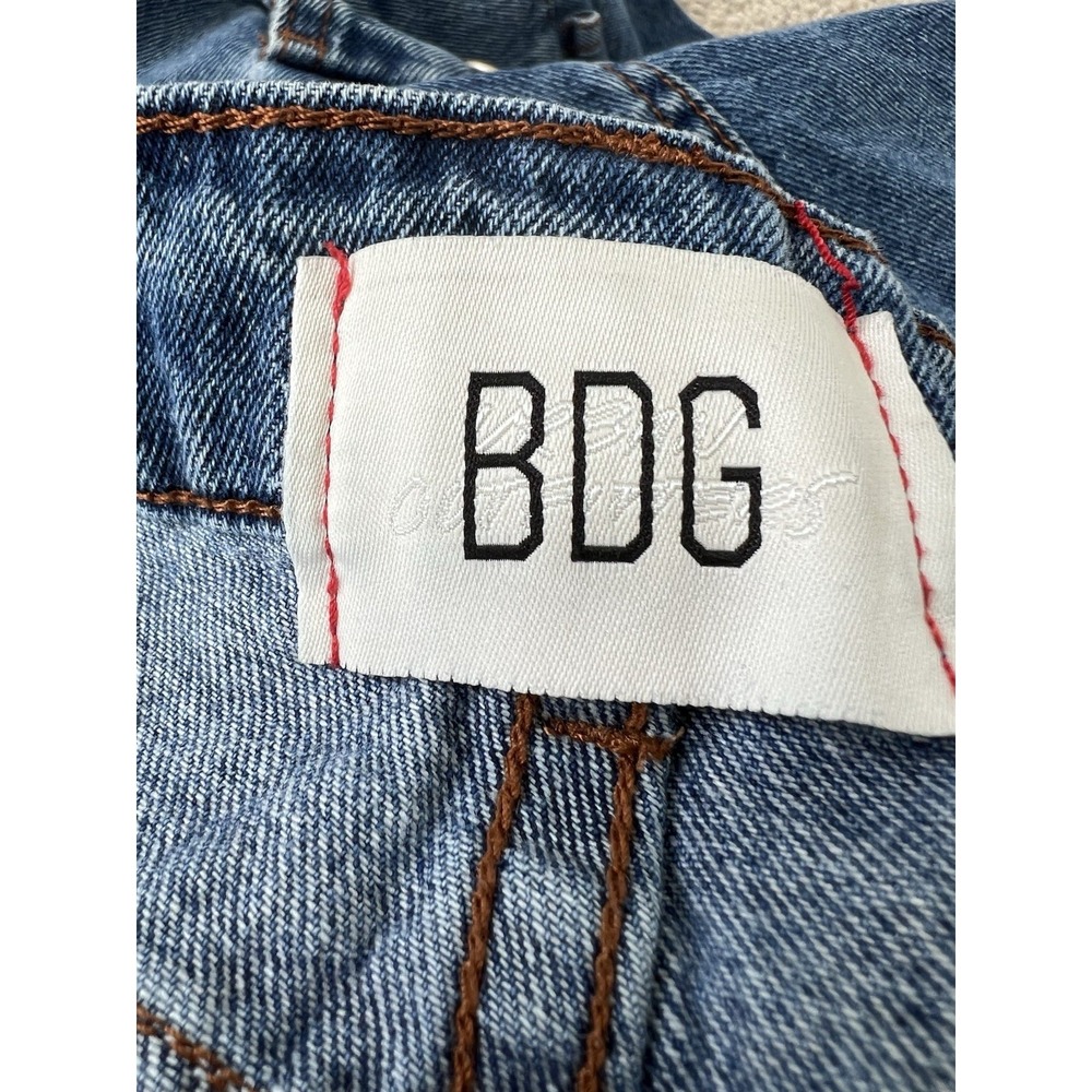 BDG Urban Outfitters Cargo Wide Leg Utility Skate Pants Women's Jean Blue 31 Y2K - Picture 4 of 11